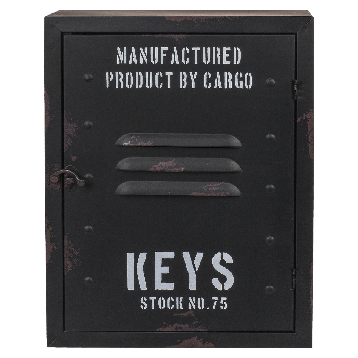 Κλειδοθήκη ‘Cargo’ 8 Θέσεων Μαύρο Μέταλλο 23x9x30cm
