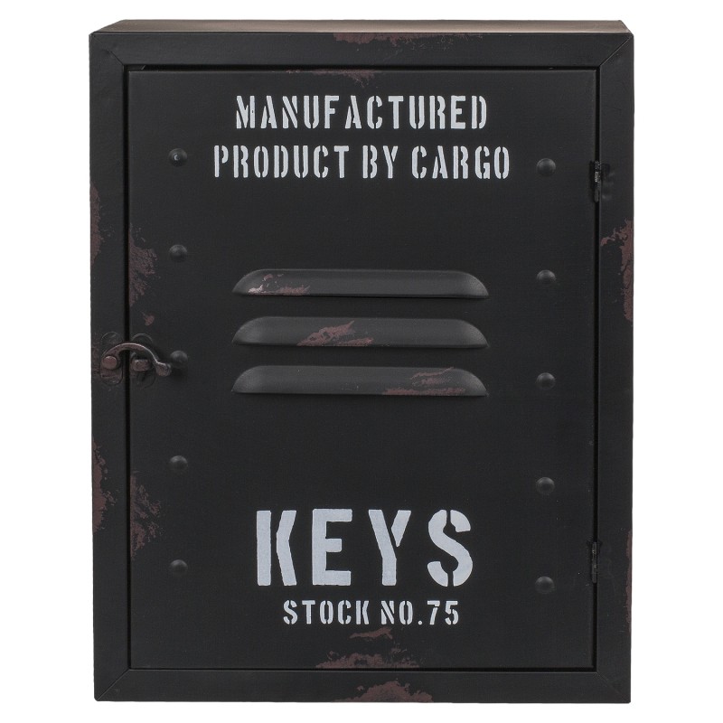 Κλειδοθήκη ‘Cargo’ 8 Θέσεων Μαύρο Μέταλλο 23x9x30cm