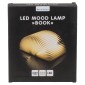 Λάμπα LED Ατμόσφαιρας Επιτραπέζια Βιβλίο Με Εξώφυλλο Δερματίνης Επαναφορτιζόμενη Καφέ 17x13cm