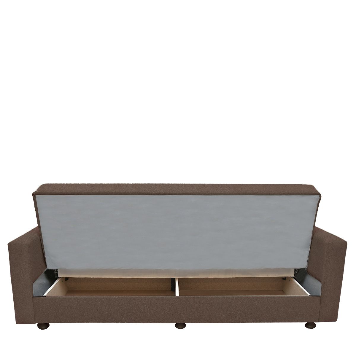 Καναπές Κρεβάτι ArteLibre AMETHYST Τριθέσιος Cappuccino 214x78x78cm