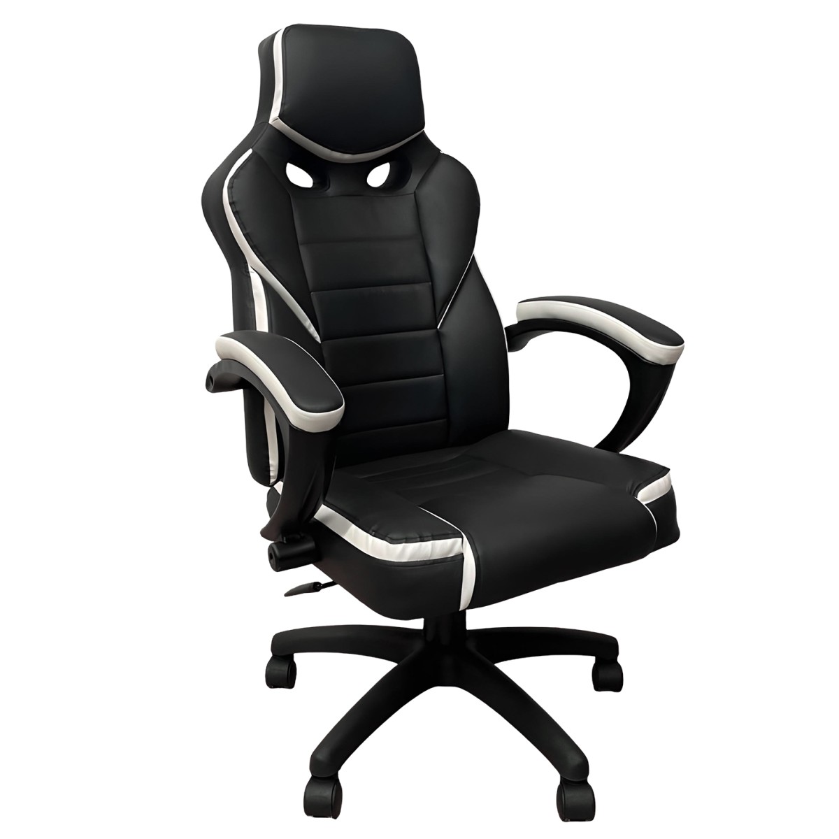 Καρέκλα Γραφείου ArteLibre Gaming ΚΛΕΟΝΙΚΗ Μαύρο/Λευκό 65x72x118-126cm
