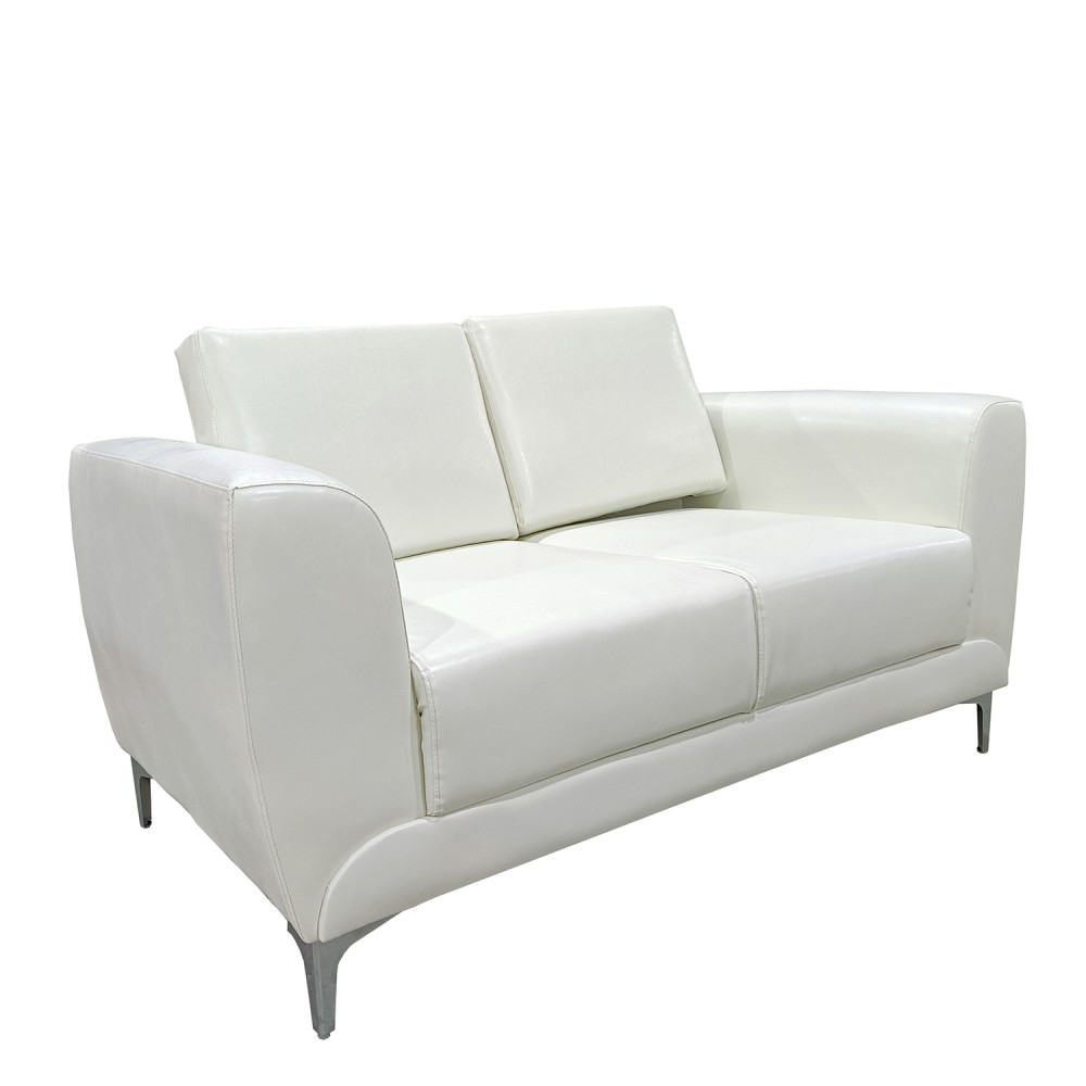 Καναπές Διθέσιος ArteLibre ELFRIC Λευκό PU 142x81x81cm