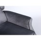 Πολυθρόνα Ανακλινόμενη ArteLibre MARKEB Γκρι Βελούδο 72x84x97cm