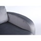 Πολυθρόνα Ανακλινόμενη ArteLibre ATRIA Γκρι Βελούδο 67.5x90x104cm