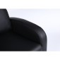 Πολυθρόνα Ανακλινόμενη ArteLibre ATRIA Μαύρο PU 67.5x90x104cm