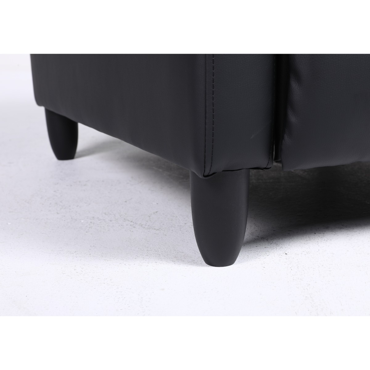 Πολυθρόνα Ανακλινόμενη ArteLibre ATRIA Μαύρο PU 67.5x90x104cm