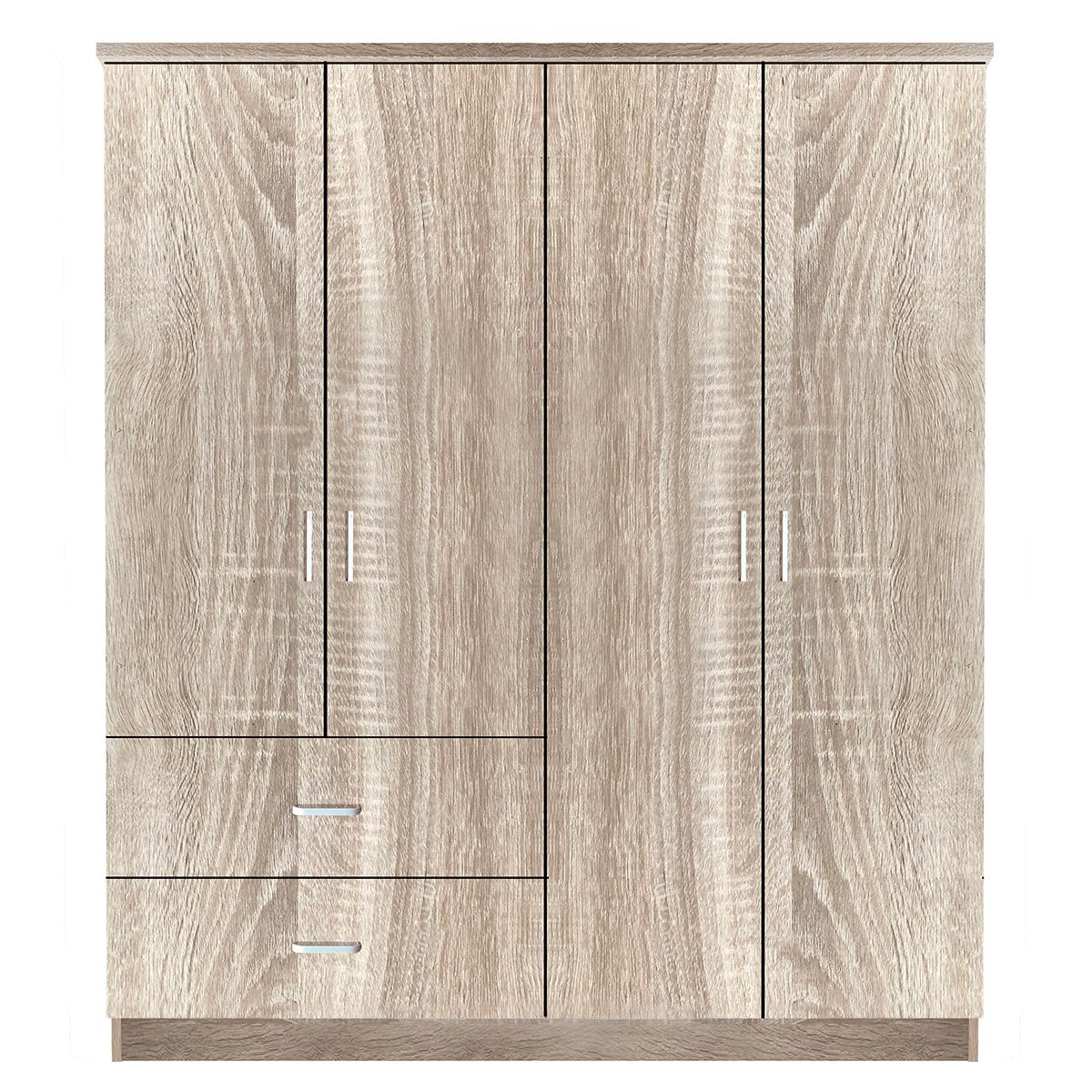 Ντουλάπα ArteLibre CANDY CANE Φυσικό Χρώμα 160x50x195cm
