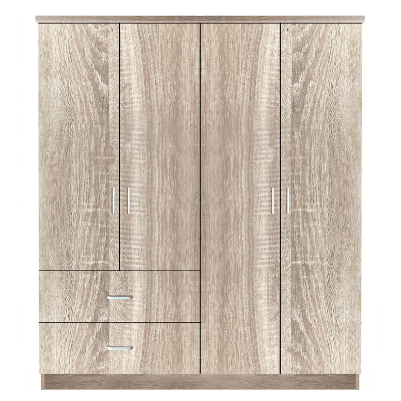 Ντουλάπα ArteLibre CANDY CANE Φυσικό Χρώμα 160x50x195cm