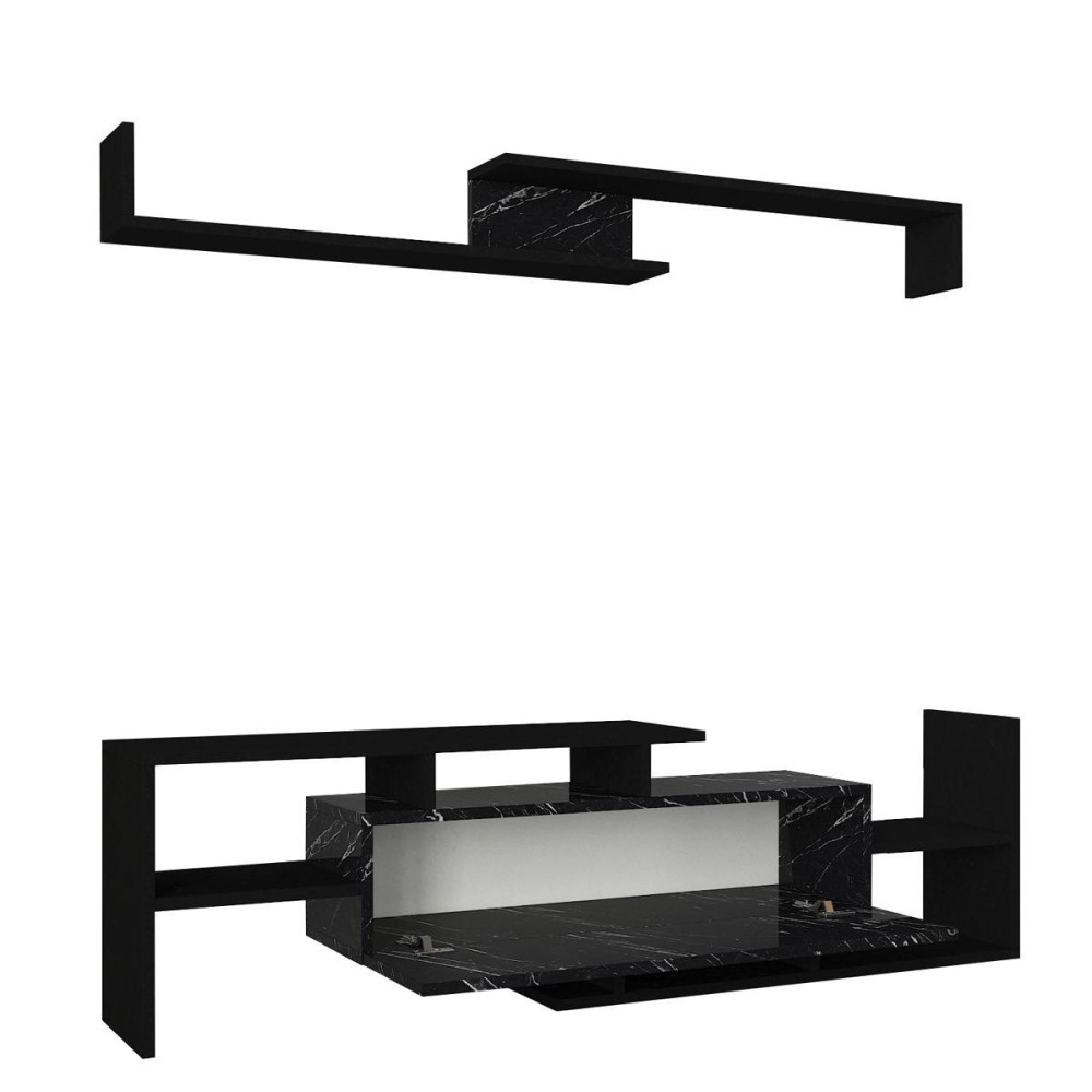 Σύνθετο Τηλεόρασης ArteLibre DREAM Μαύρο Μοριοσανίδα/Μελαμίνη 154x25x170cm