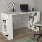 Γραφείο ArteLibre LINE Λευκό Μοριοσανίδα/Μελαμίνη 140x60x74cm