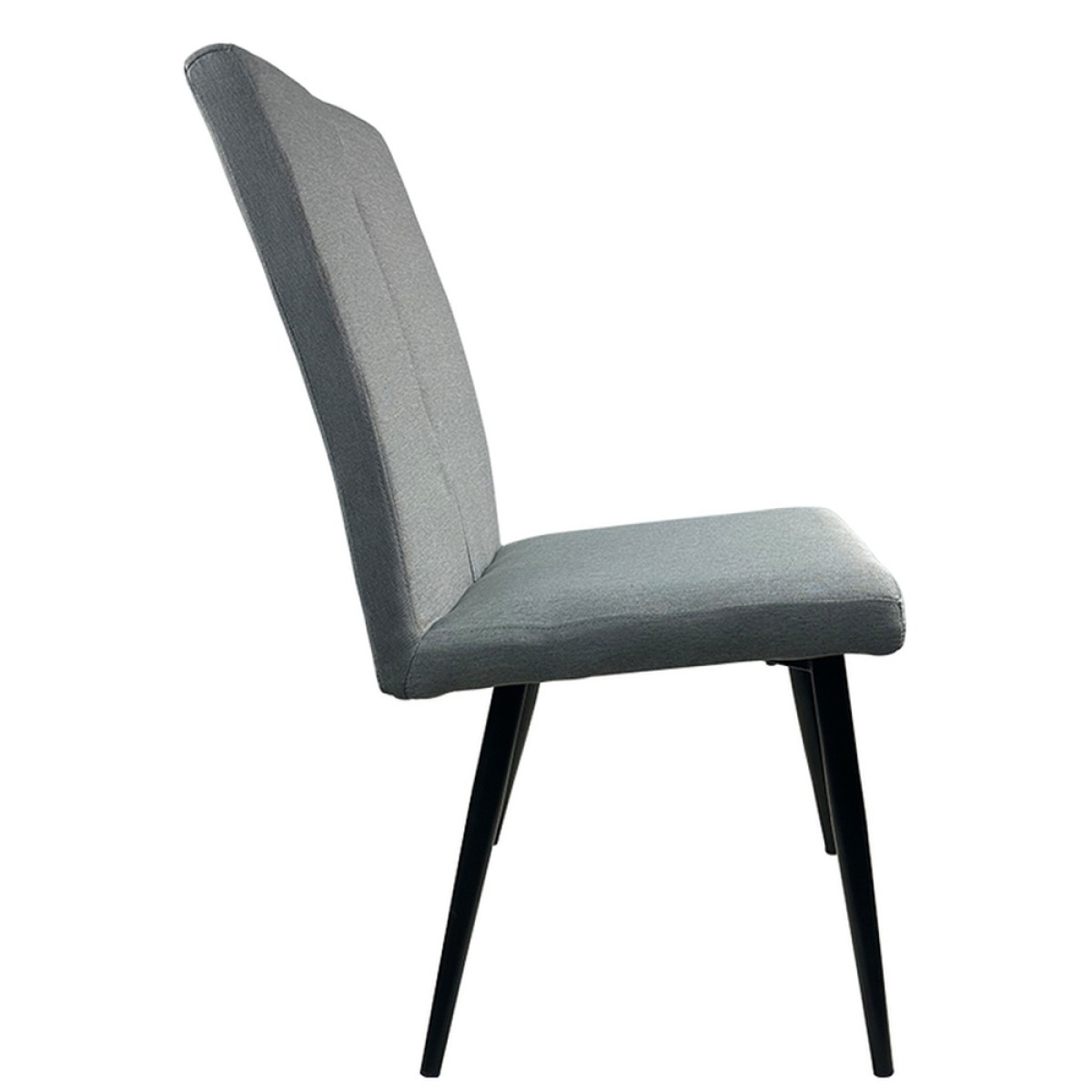 Καρέκλα Τραπεζαρίας ArteLibre FANDANGO Γκρι/Μαύρο Ύφασμα/Μέταλλο 43x56x90cm