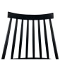 Σκαμπό Bar ArteLibre MARANTA Μαύρο PP/Μέταλλο 45x46x97cm
