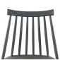 Σκαμπό Bar ArteLibre MARANTA Γκρι/Φυσικό PP/Μέταλλο 45x46x97cm