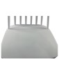 Σκαμπό Bar ArteLibre MARANTA Λευκό/Καρυδί PP/Μέταλλο 45x46x97cm