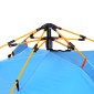 Σκηνή Αυτόματη 3 Ατόμων ArteLibre KRABEY Μπλε 2x2x1.35m