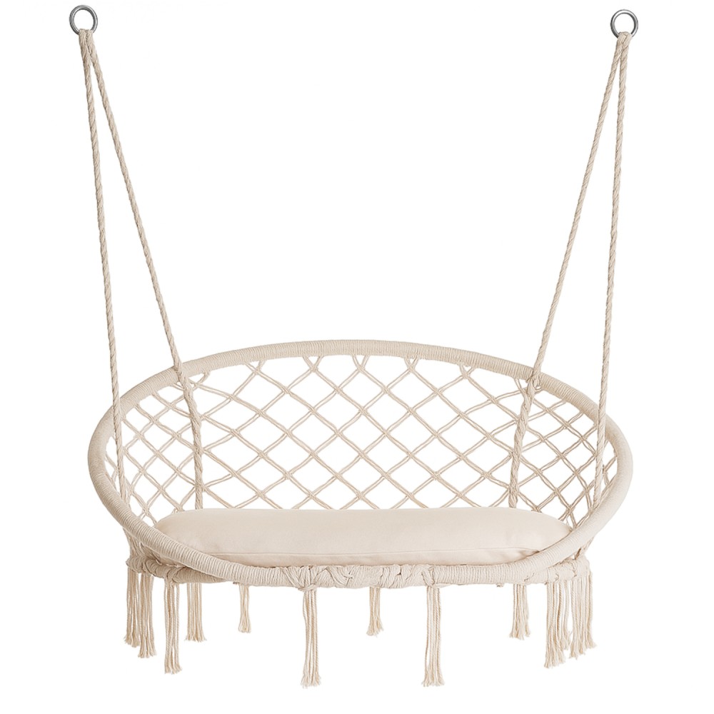 Κούνια ArteLibre Με Μαξιλάρι CORSICA Λευκό Polycotton/Μέταλλο 67x44cm