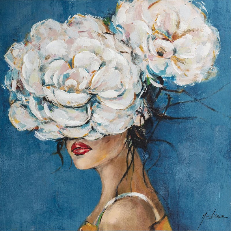 Πίνακας ArteLibre "Γυναικεία Φιγούρα" Καμβάς 90x90cm