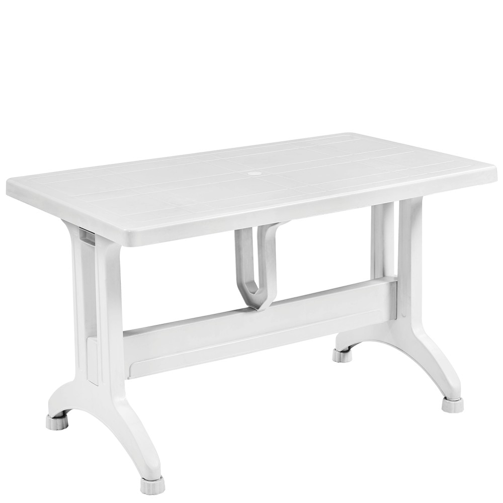 Τραπέζι Κήπου ArteLibre LAGO Λευκό PP 70x120cm