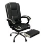 Καρέκλα Γραφείου OPTISEAT Μαύρο/Λευκό PVC/Μέταλλο 67x65x105-115cm