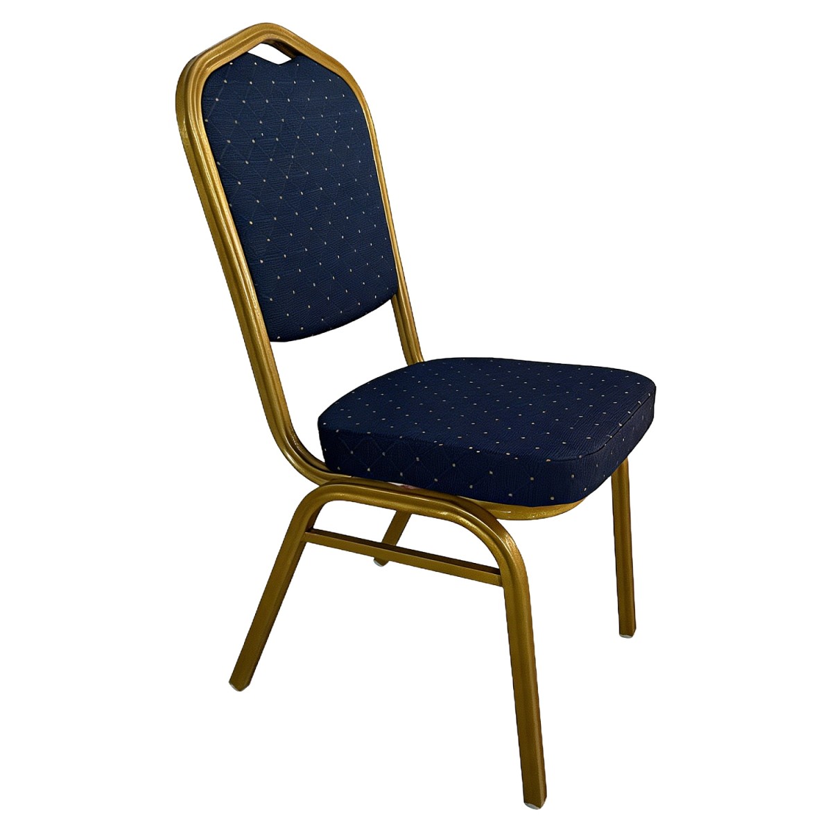 Καρέκλα Catering ArteLibre AUREVIA Μπλε/Χρυσό Ύφασμα/Μέταλλο 57x40x93cm