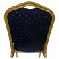 Καρέκλα Catering ArteLibre AUREVIA Μπλε/Χρυσό Ύφασμα/Μέταλλο 57x40x93cm