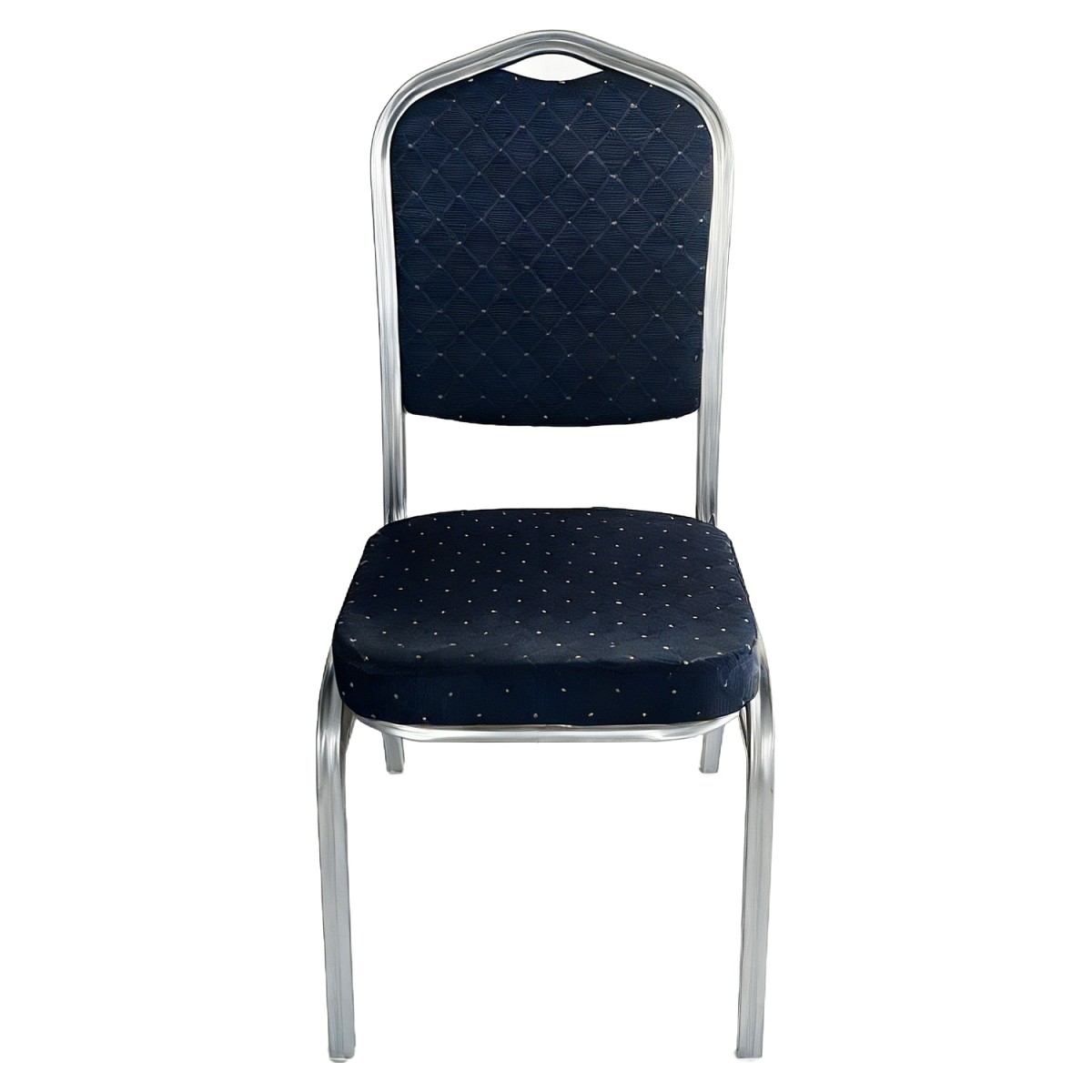 Καρέκλα Catering ArteLibre AUREVIA Μπλε/Ασημί Ύφασμα/Μέταλλο 57x40x93cm
