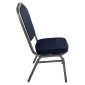Καρέκλα Catering ArteLibre AUREVIA Μπλε/Ασημί Ύφασμα/Μέταλλο 57x40x93cm