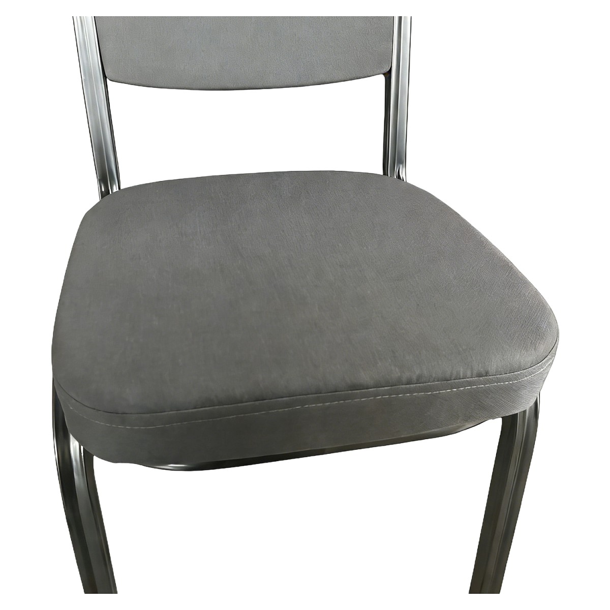 Καρέκλα Catering ArteLibre AUREVIA Γκρι/Ασημί Ύφασμα/Μέταλλο 57x40x93cm