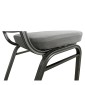 Καρέκλα Catering ArteLibre AUREVIA Γκρι/Ασημί Ύφασμα/Μέταλλο 57x40x93cm