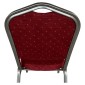 Καρέκλα Catering ArteLibre AUREVIA Κόκκινο/Ασημί Ύφασμα/Μέταλλο 57x40x93cm