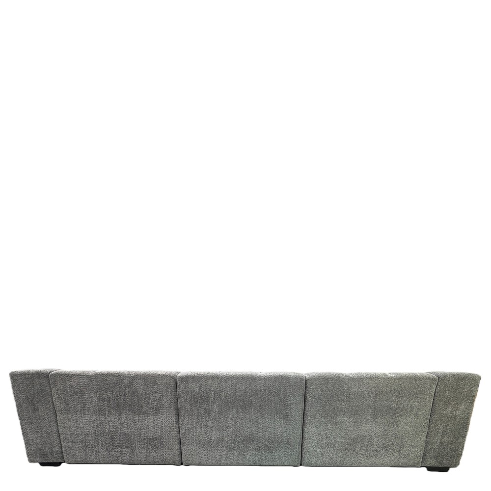 Καναπές Γωνιακός ArteLibre ORVELLA Γκρι Ύφασμα 363x194x80cm