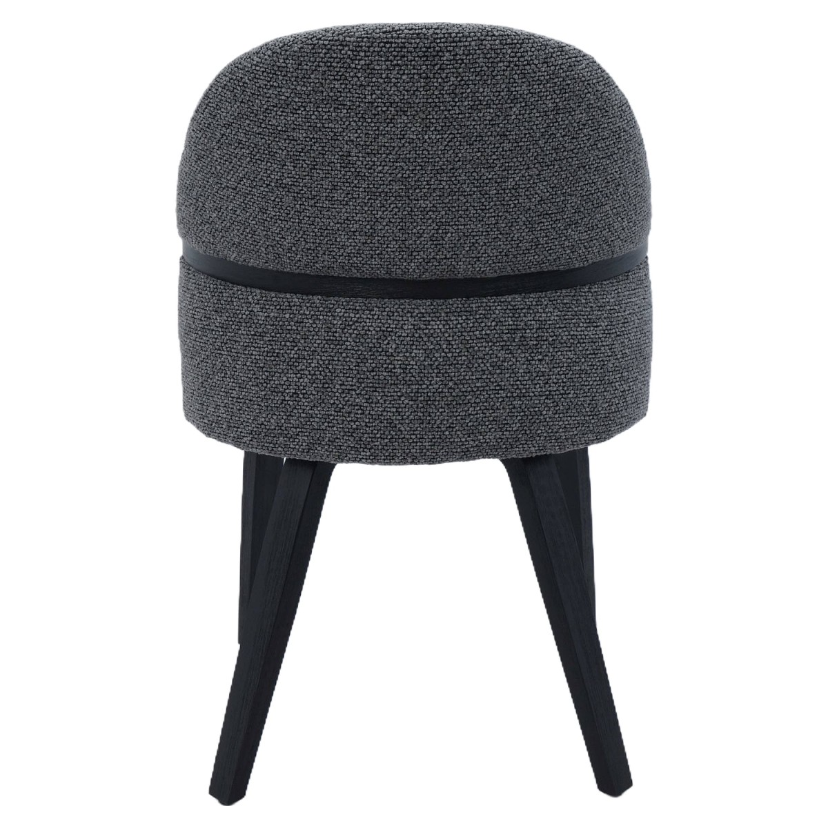 Καρέκλα Τραπεζαρίας ArteLibre SILVORIA Σκούρο Γκρι/Μαύρο 51x58x82.5cm