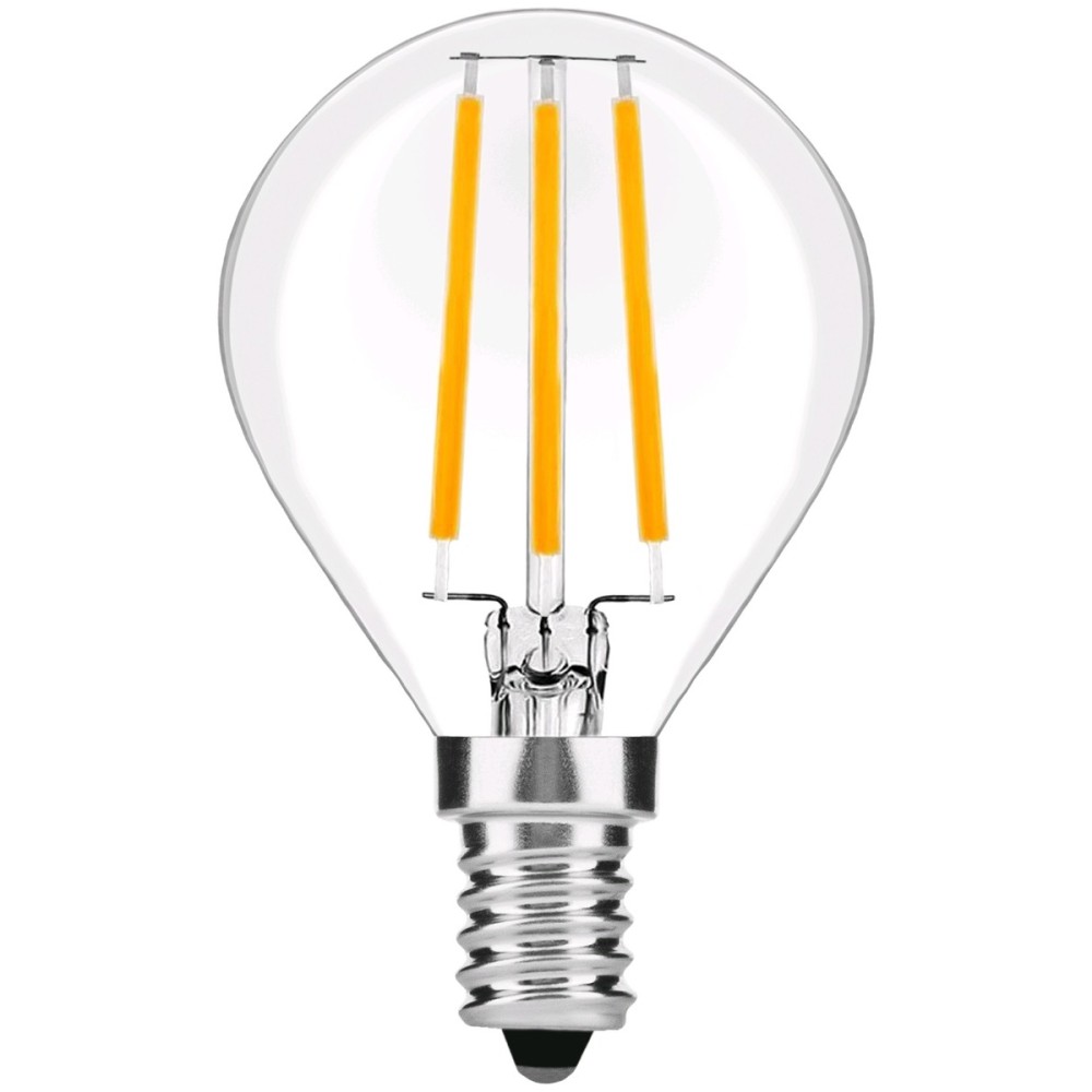 Avide LED Filament Σφαιρική 7W E14 360° Θερμό 2700K Υψηλής Φωτεινότητας