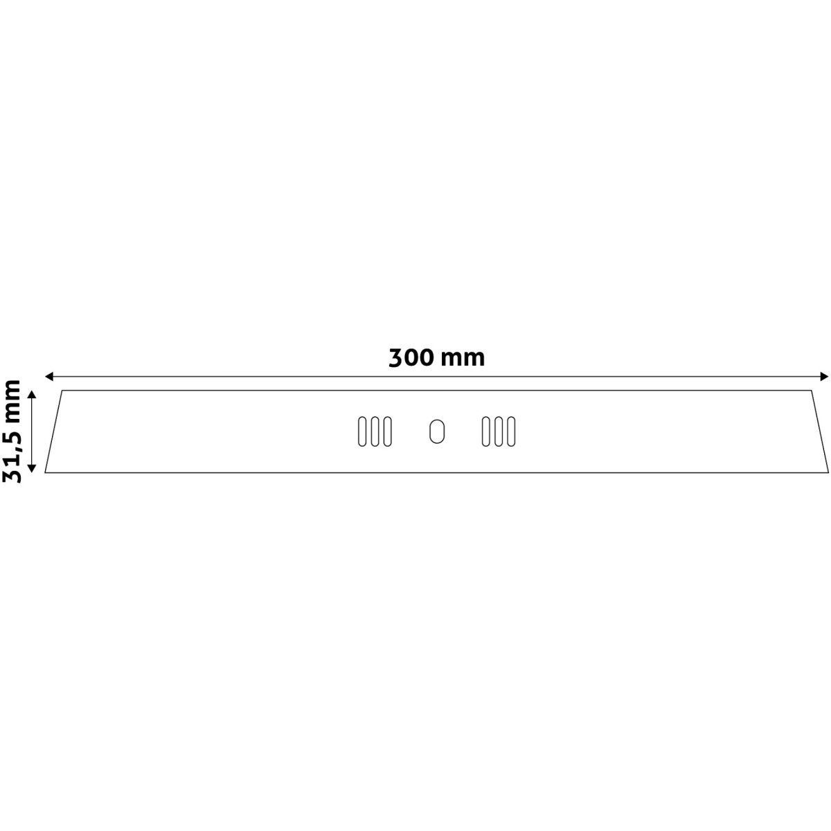 Avide LED Φωτιστικό Οροφής Επιτοίχιο Τετράγωνο Αλουμίνιο 24W Λευκό 4000K