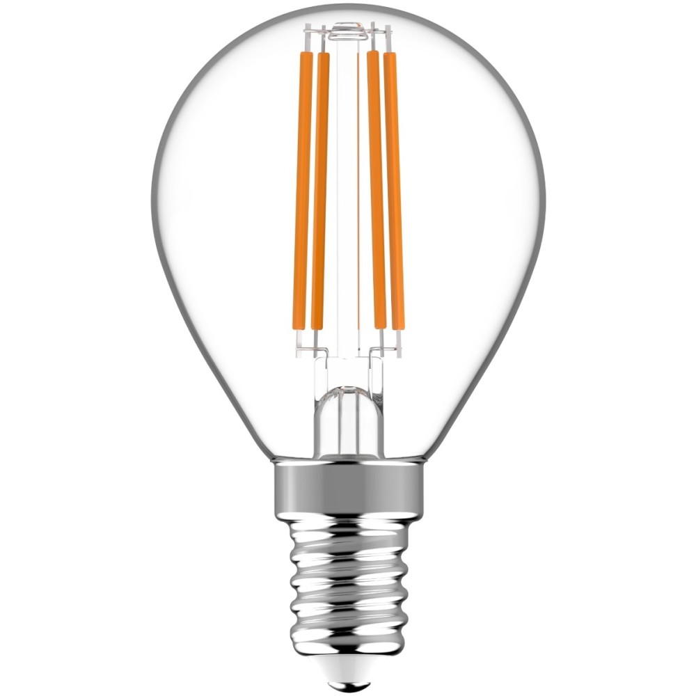 Avide LED Filament Σφαιρική 4.5W E14 Λευκό 4000K