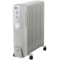 Entac Oil Heater 9 Fins 2500W White with Timer