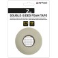 Entac Double side foam tape 1x19mm White 2m