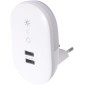 Entac Night Light 3000K Dimmable with 2 USB Ports