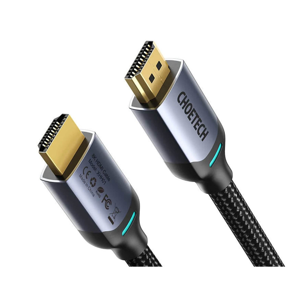 ΚΑΛΏΔΙΑ ΕΙΚΌΝΑΣ & ΉΧΟΥ HDMI HDMI TO HDMI CABLE CHOETECH XHH01, 8K, 2M (BLACK)
