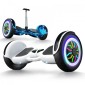 Hoverboard 10'' με αποσπώμενο Τιμόνι και Φωτιζόμενες Ρόδες με 3 Ταχύτητες έως 12km/h