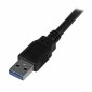 Καλώδιο USB A σε USB B Startech USB3SAB3MBK 3 m Μαύρο