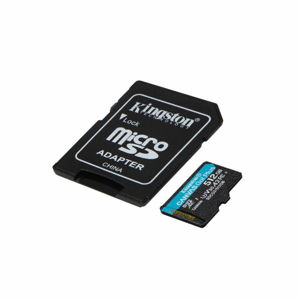 Κάρτα Μνήμης Micro SD με Αντάπτορα Kingston SDCG3/512GB          Κατηγορία 10 512 GB UHS-I