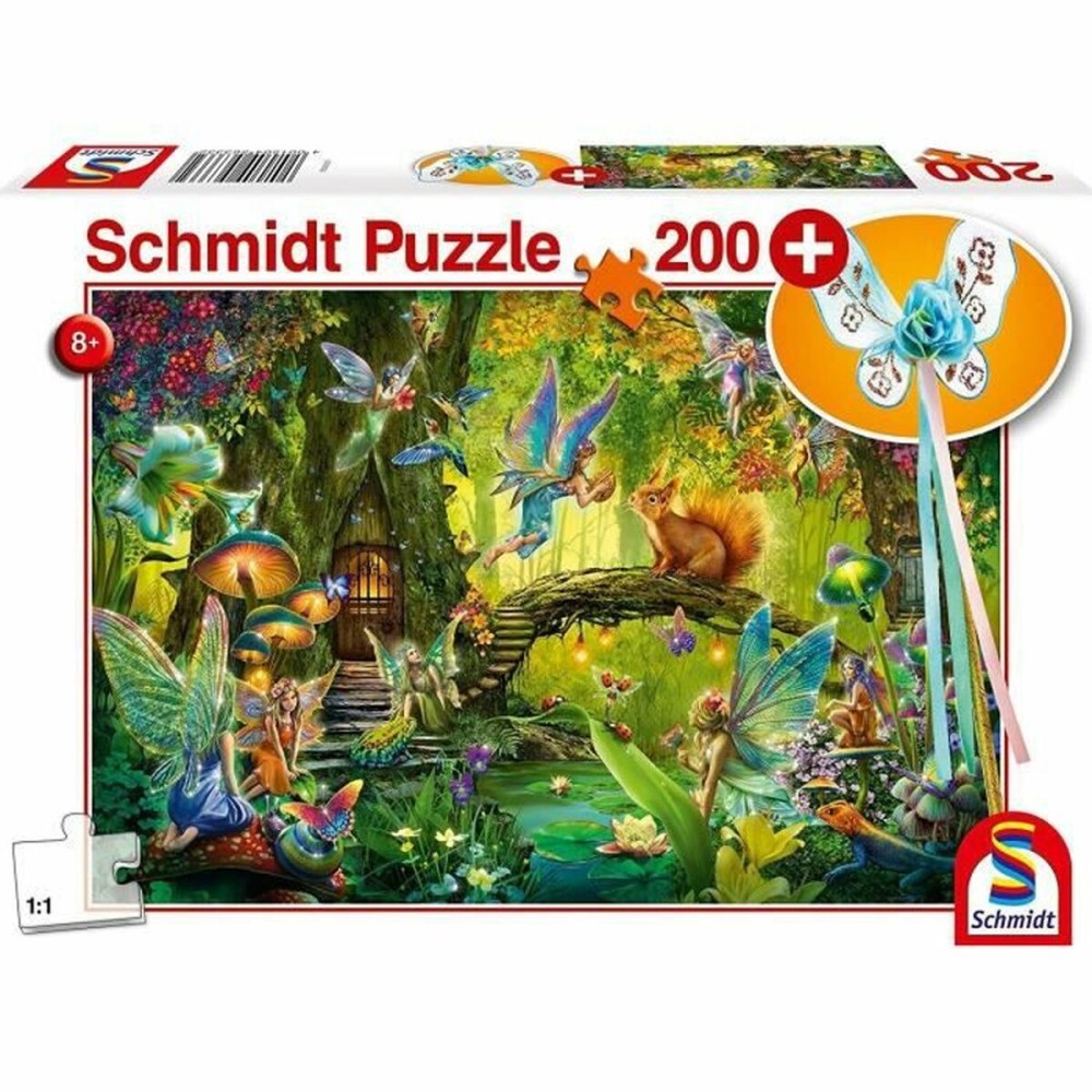 Παζλ Schmidt Spiele Fairies in the Forest 200 Τεμάχια