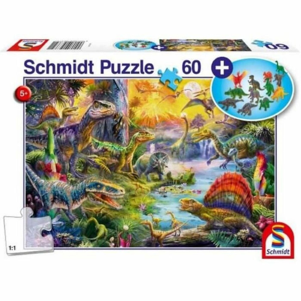 Παζλ Schmidt Spiele Dinosaurs Εικόνες 60 Τεμάχια