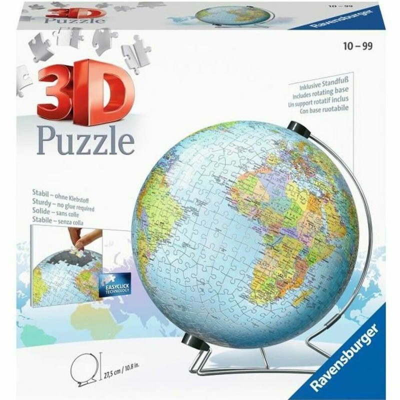 3D Παζλ Ravensburger Single Color Globe Unique 540 Τεμάχια