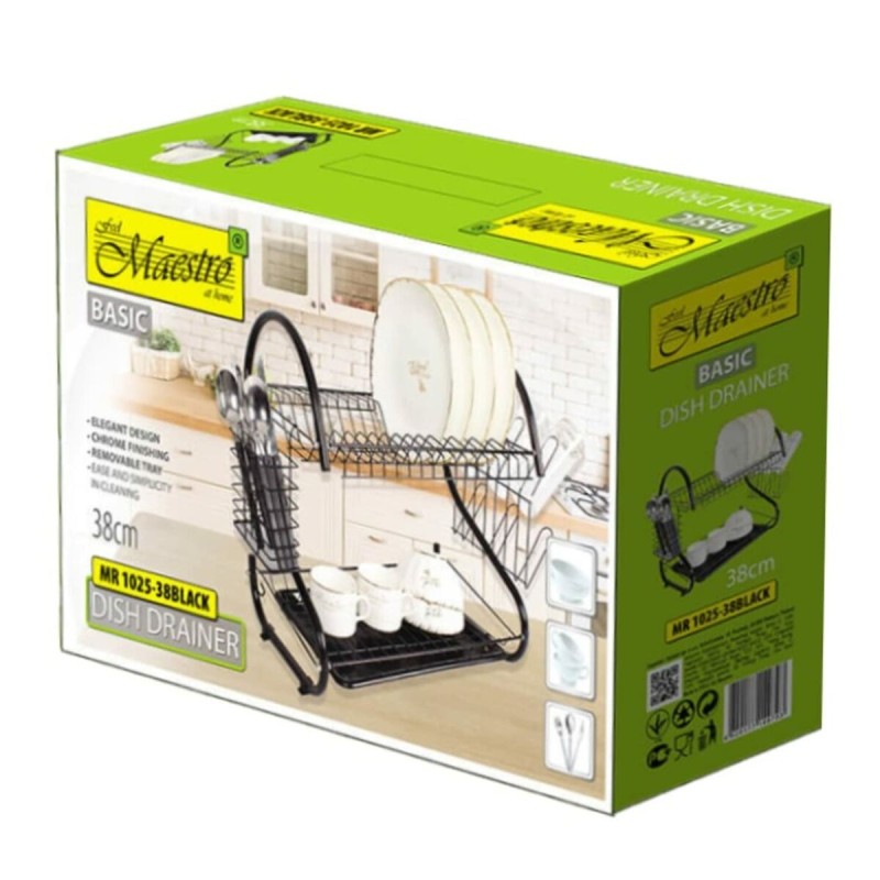Σουρωτήρι Για το Νεροχύτη Feel Maestro MR-1025-38-BLACK 38 x 24 x 39 cm Μαύρο