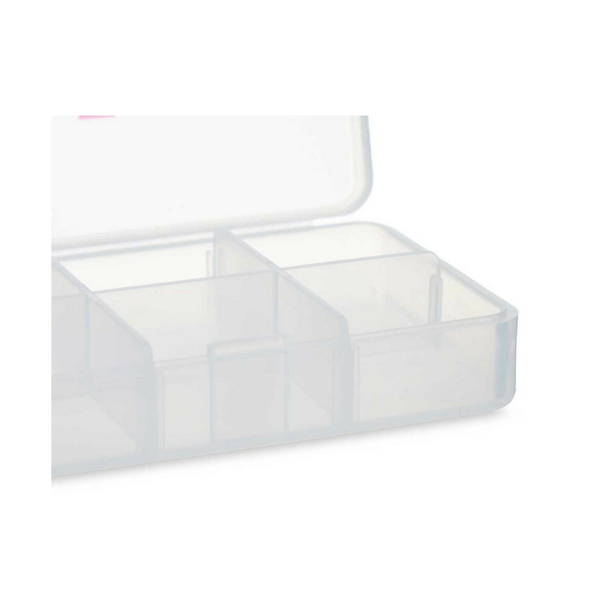 Κουτί Φαρμάκων με Χωρίσματα Διαφανές Πλαστική ύλη (11,5 x 18 x 2,2 cm) (12 Μονάδες)