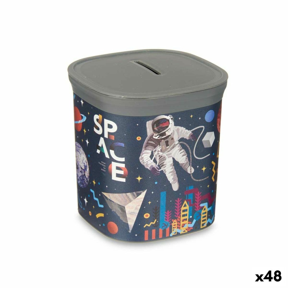 Kουμπαράς Πολύχρωμο Αστροναύτης Πλαστική ύλη 9 x 10,2 x 9 cm (48 Μονάδες)
