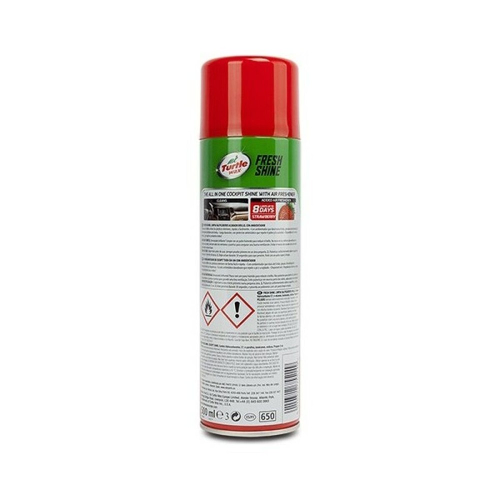 Καθαριστικό  γαι το Ταμπλό Αυτοκινήτου Turtle Wax TW51985 Fresh Shine   Φράουλα 500 ml