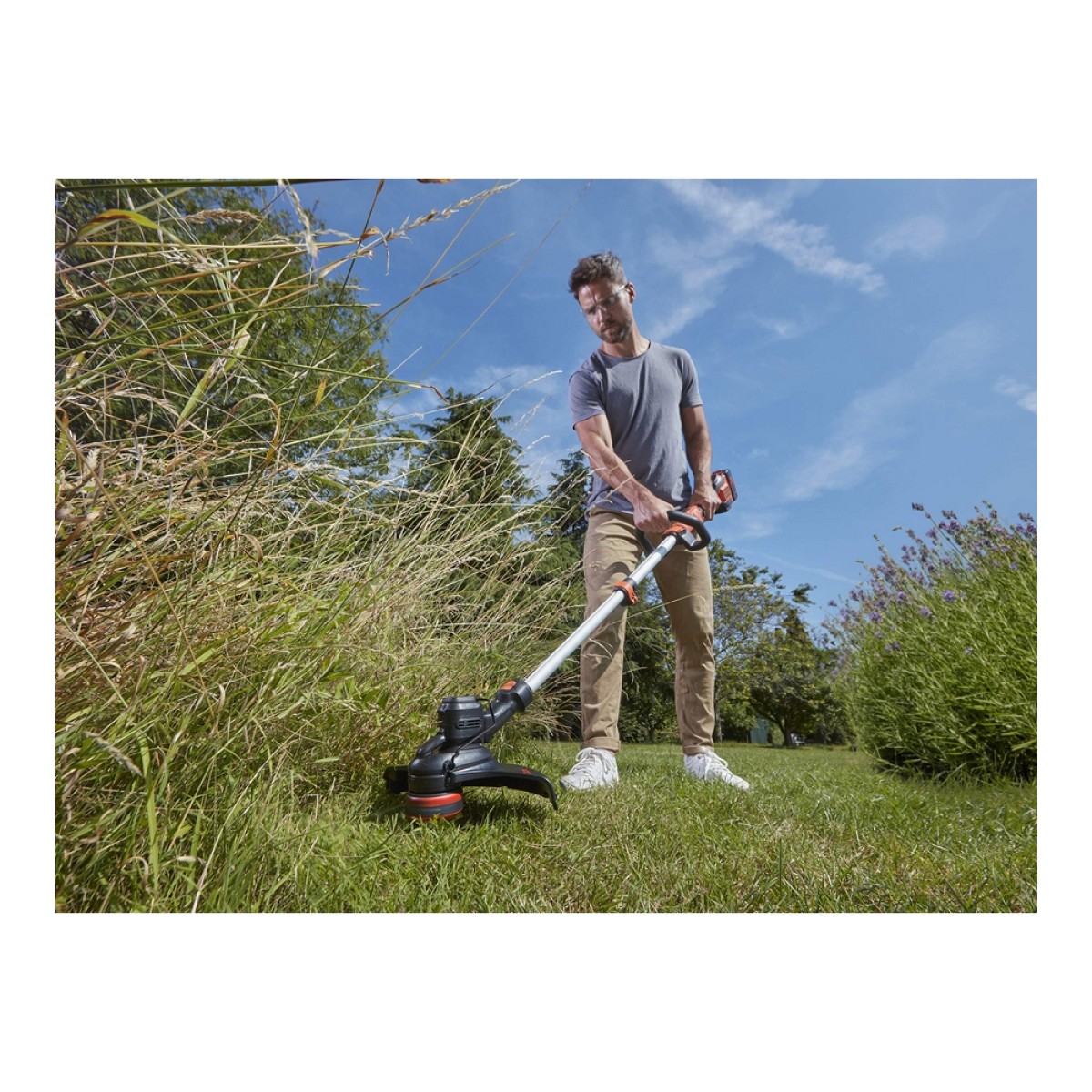 Ηλεκτρικό Ψαλίδι Black & Decker PowerCommand Pivotant BCSTE636L1-QW 36 V Ø 33 cm